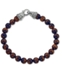 Esquire Men's Jewelry Red Tiger's Eye (8mm) Beaded Bracelet in Sterling Silver, Created for Macy's
